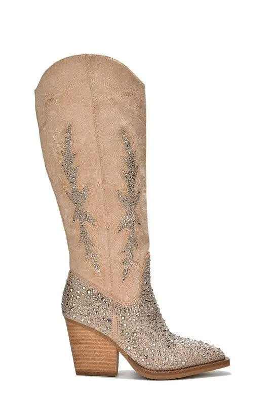 ANNI RHINESTONE SPARKLE WESTERN BOOT