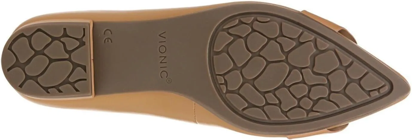 Arielle VIONIC ballet flats, Camel Nappa