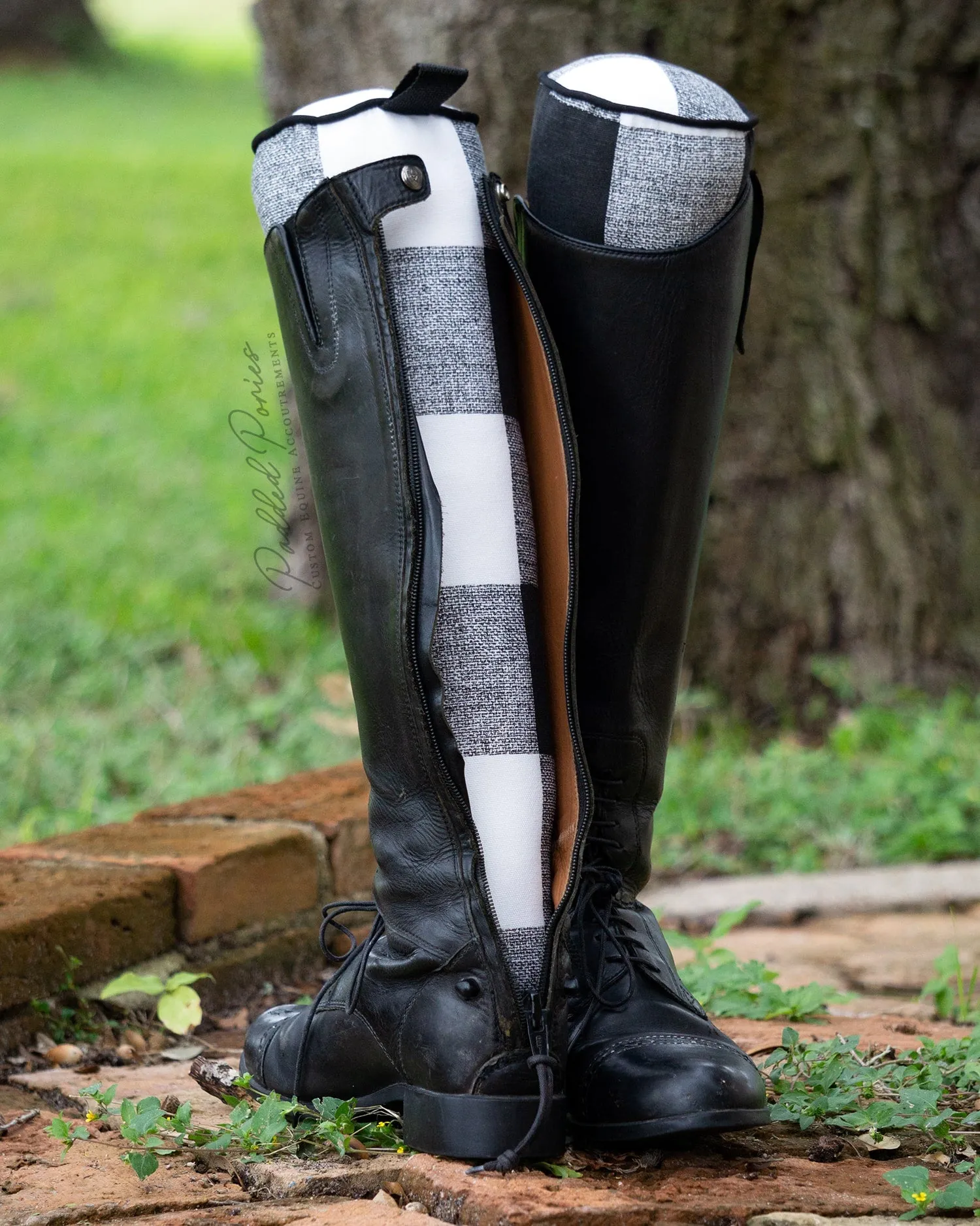 Custom Buffalo Plaid English Boot Trees