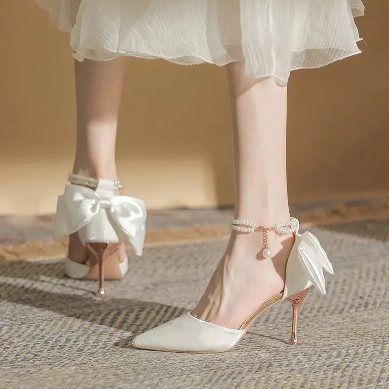 Darling Delicate Butterfly Pointed Toe Heels