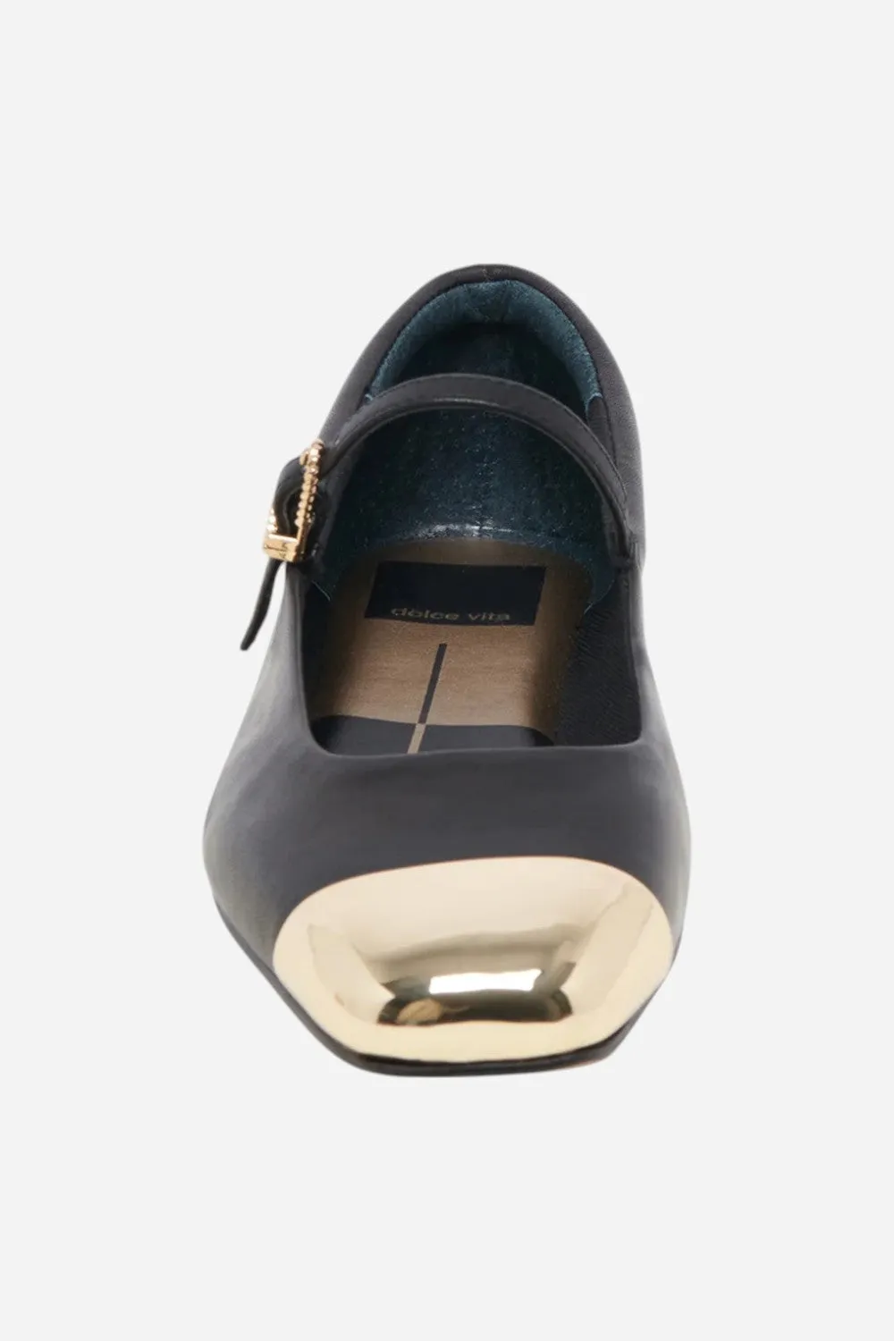 Dolce Vita Reyes Toe Cap in Black Leather