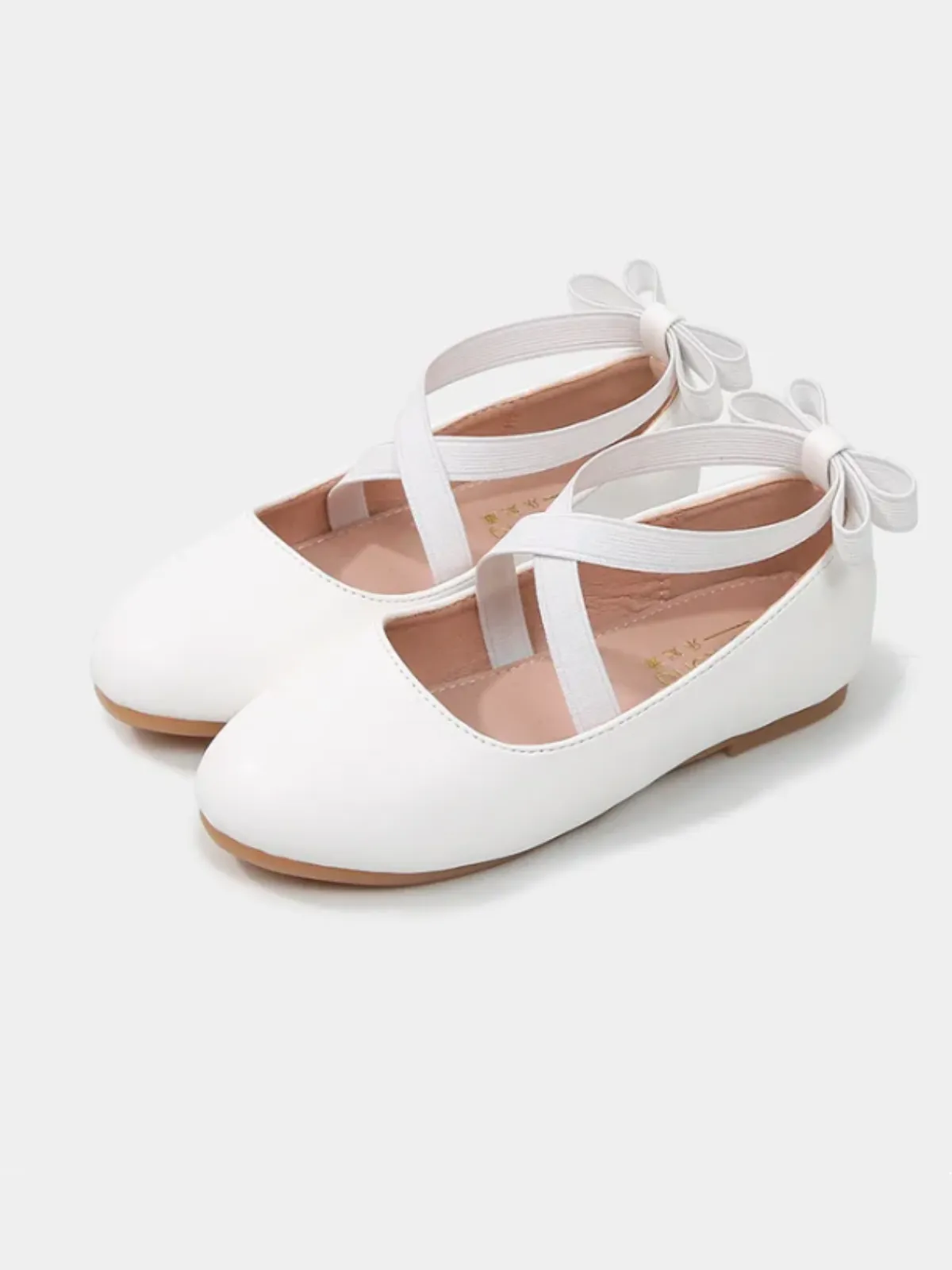 Girls Elegant Bow-Tie Ballet Flats by Liv and Mia