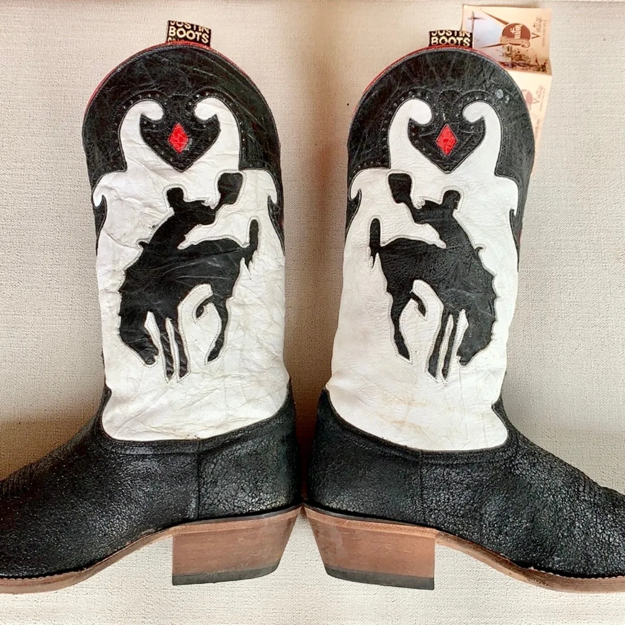 JUSTIN Vintage Collection Rodeo Cowboy Western Boots