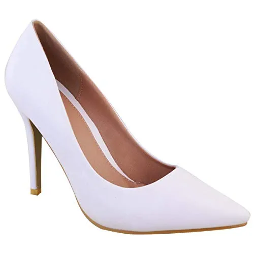 Ladies Low MID HIGH Heel With Pointed Toe Pumps In Court Shoes Style