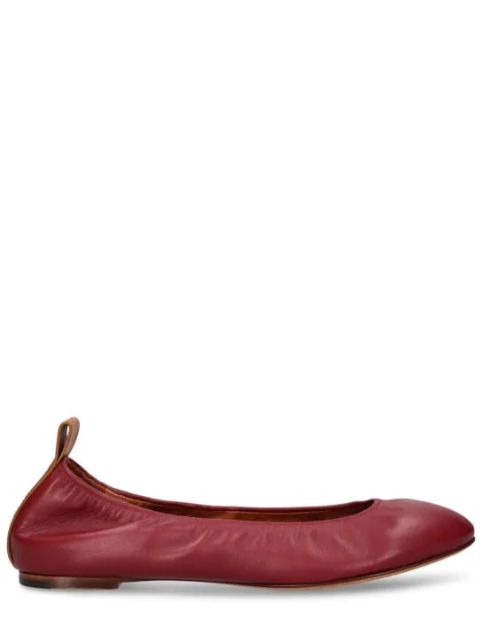 Lanvin   5mm Leather ballerina flats 