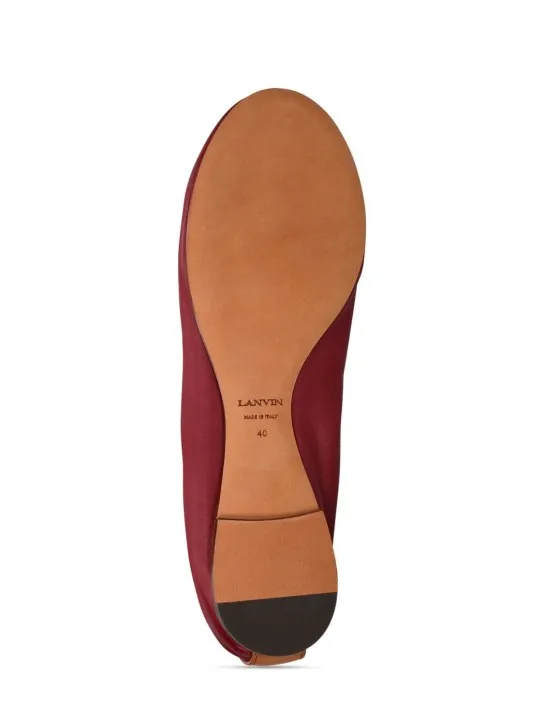 Lanvin   5mm Leather ballerina flats 