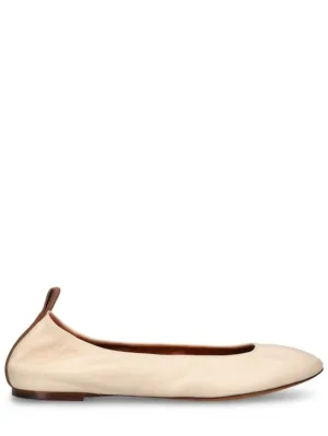 Lanvin   5mm Leather ballerina flats 