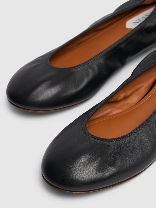 Lanvin   5mm Leather ballerina flats 