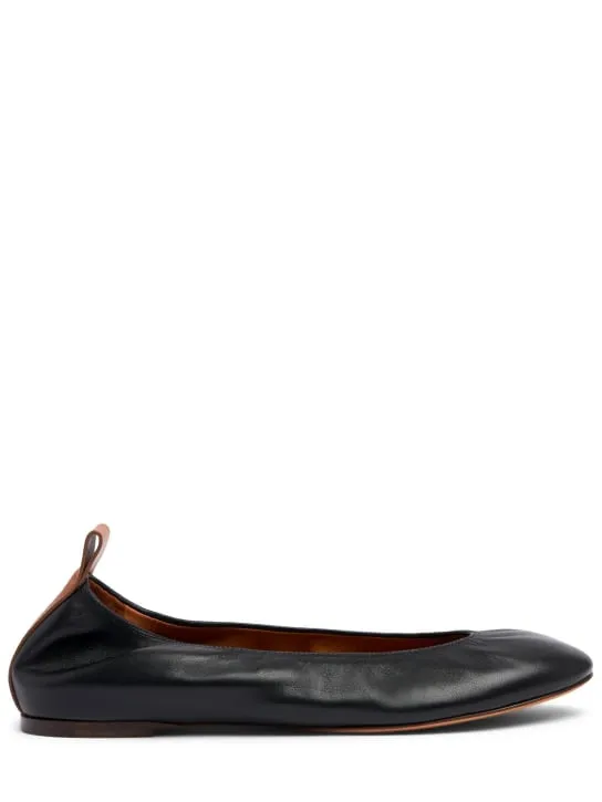 Lanvin   5mm Leather ballerina flats 