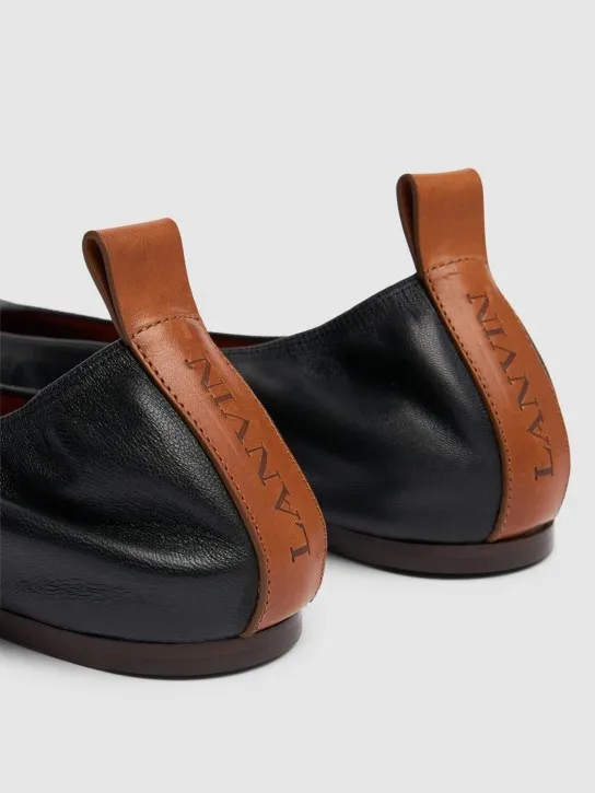 Lanvin   5mm Leather ballerina flats 