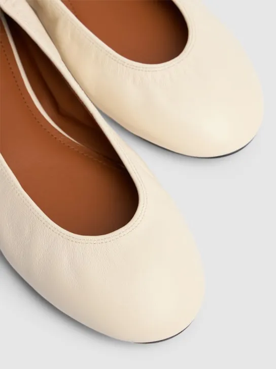 Lanvin   5mm Leather ballerina flats 