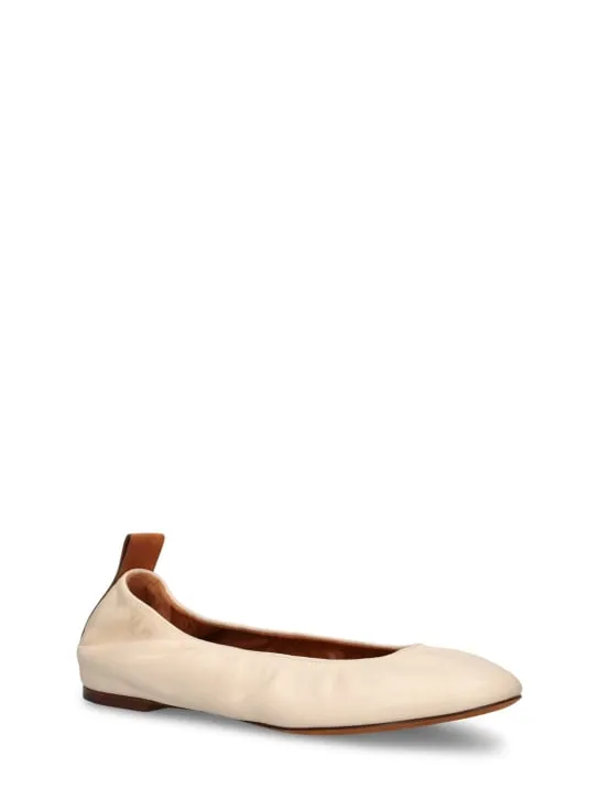 Lanvin   5mm Leather ballerina flats 