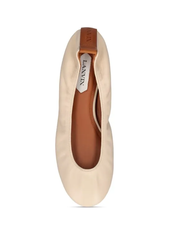 Lanvin   5mm Leather ballerina flats 