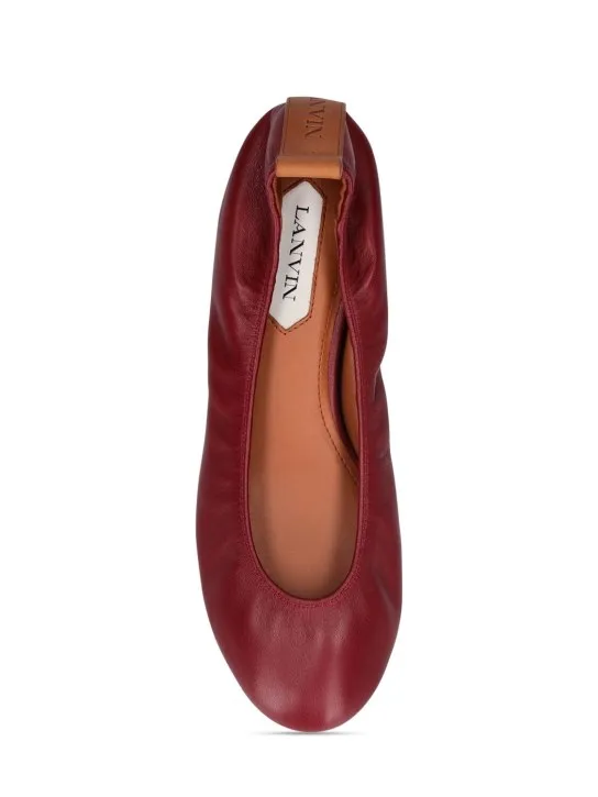 Lanvin   5mm Leather ballerina flats 