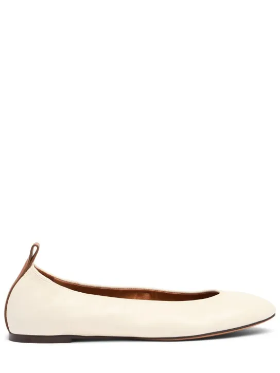 Lanvin   5mm Leather ballerina flats 