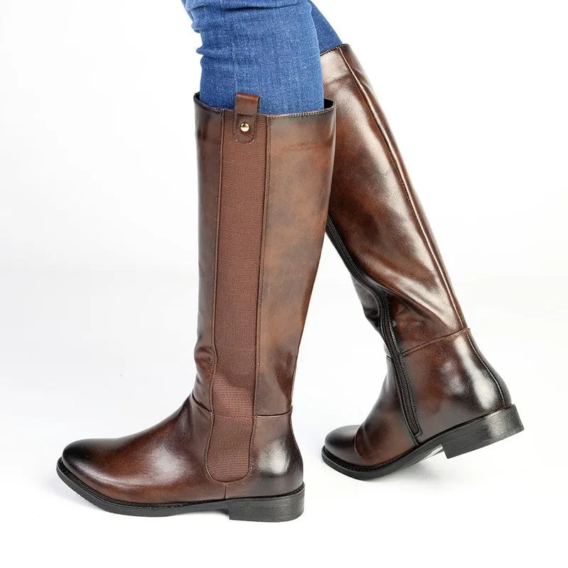 Madison Yentl Rider Boot - Chocolate