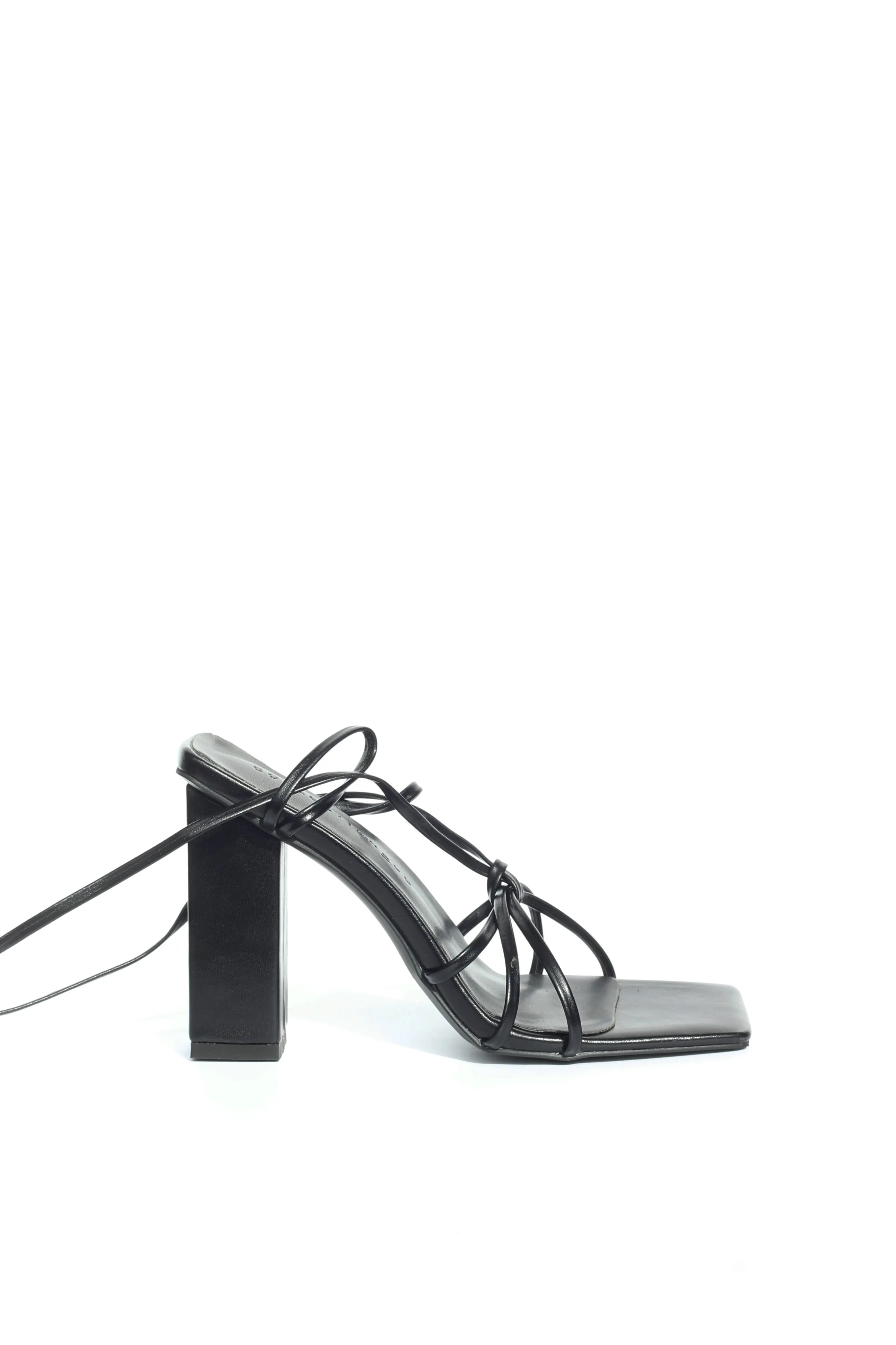 MARA Heeled Sandal, Black