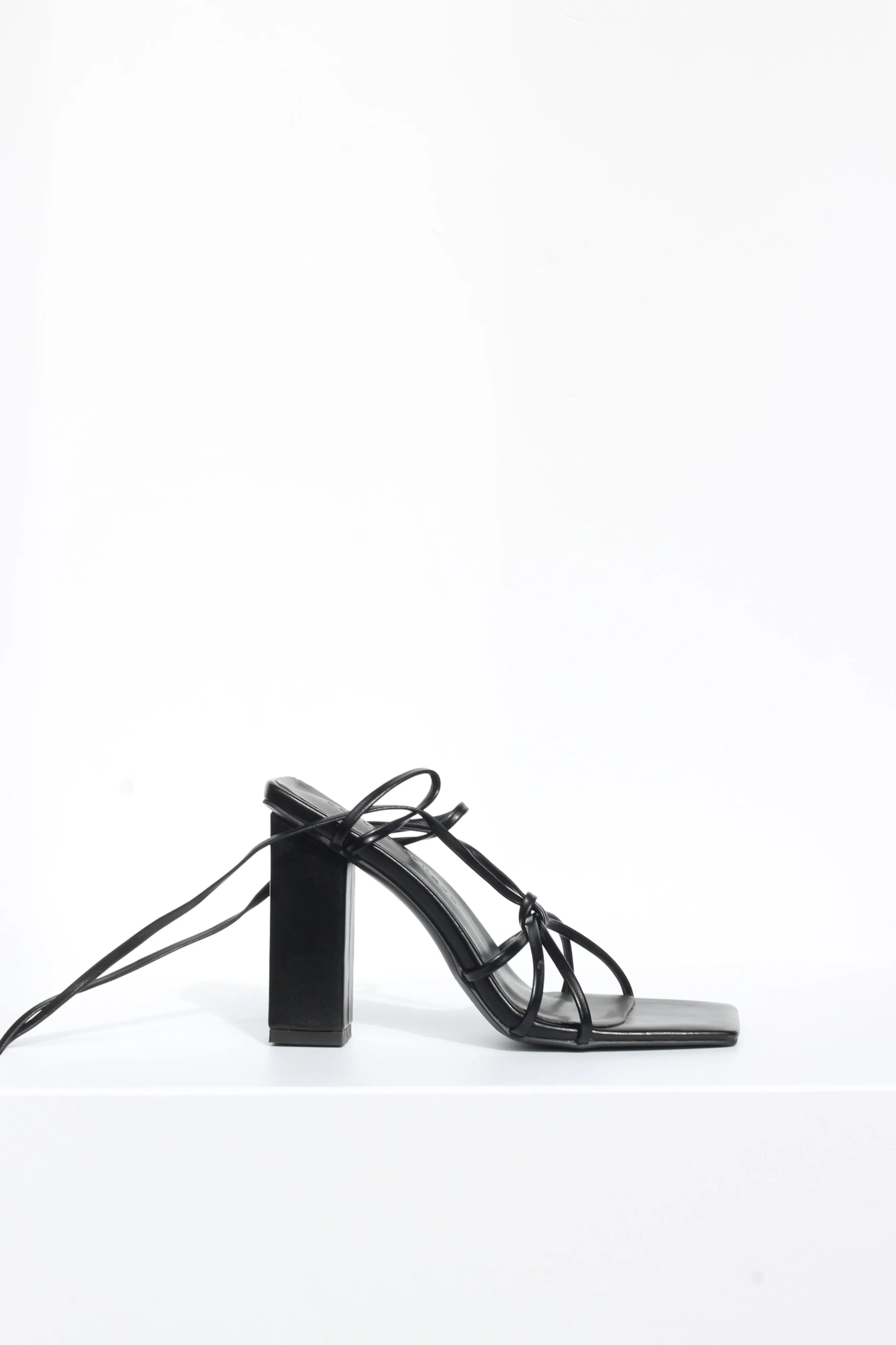 MARA Heeled Sandal, Black