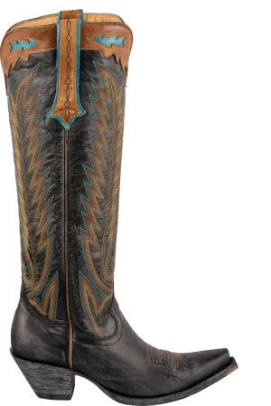 Old Gringo Women's Yucatan Tall Cowgirl Boots - Black