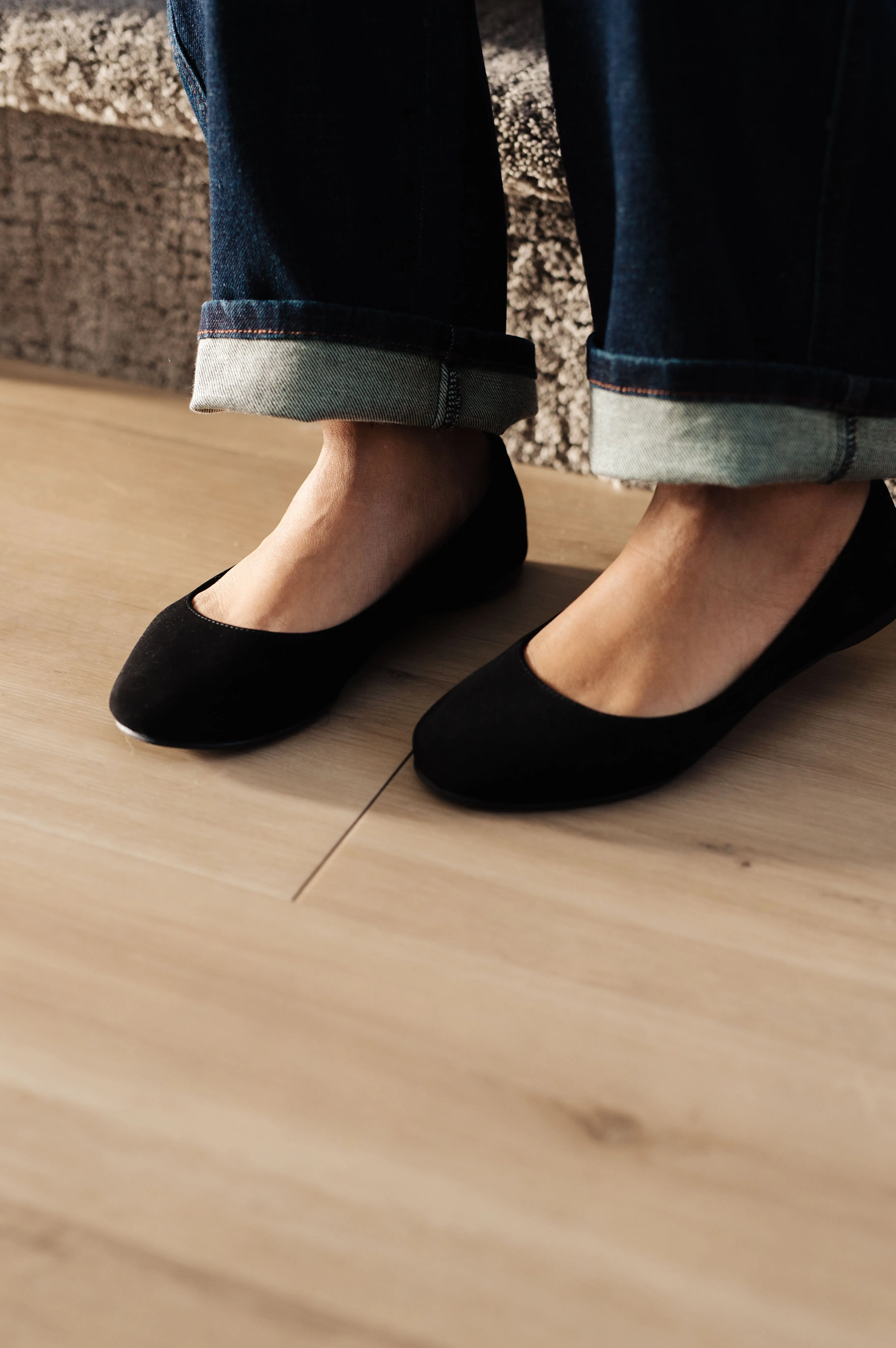 On Your Toes Ballet Flats in Black - SODA