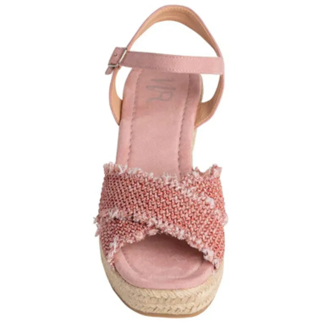 Online Exclusive | Elinor Wedge with Ankle Strap in Pink