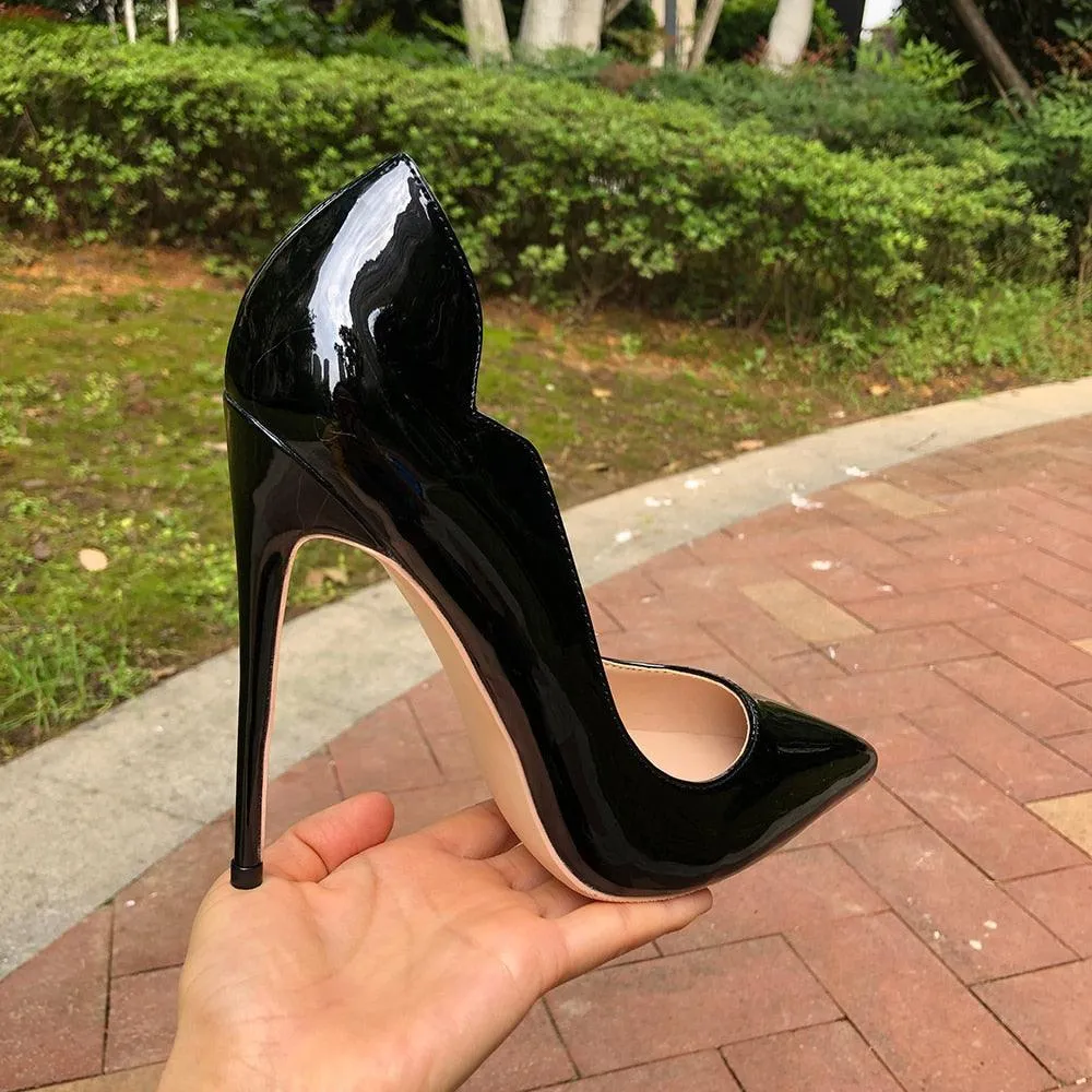 Patent Leather 12 cm High Heel Stilettos