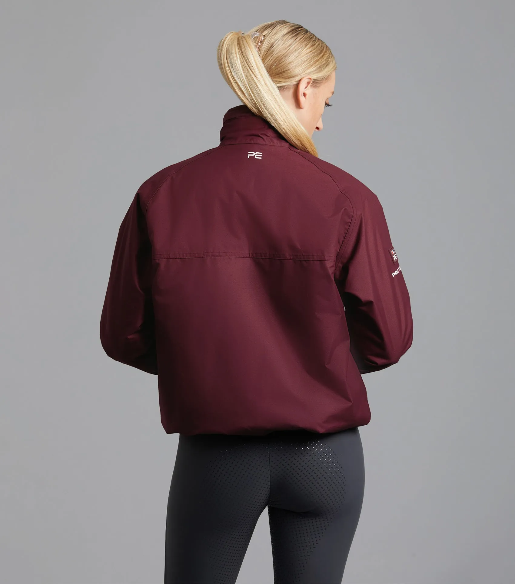 Pro Rider Unisex Waterproof Riding Jacket Wine