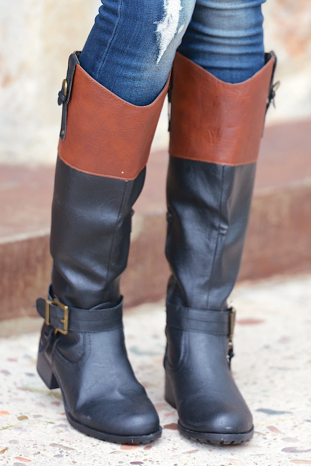 RAMPAGE Rider Boots -Two Tone