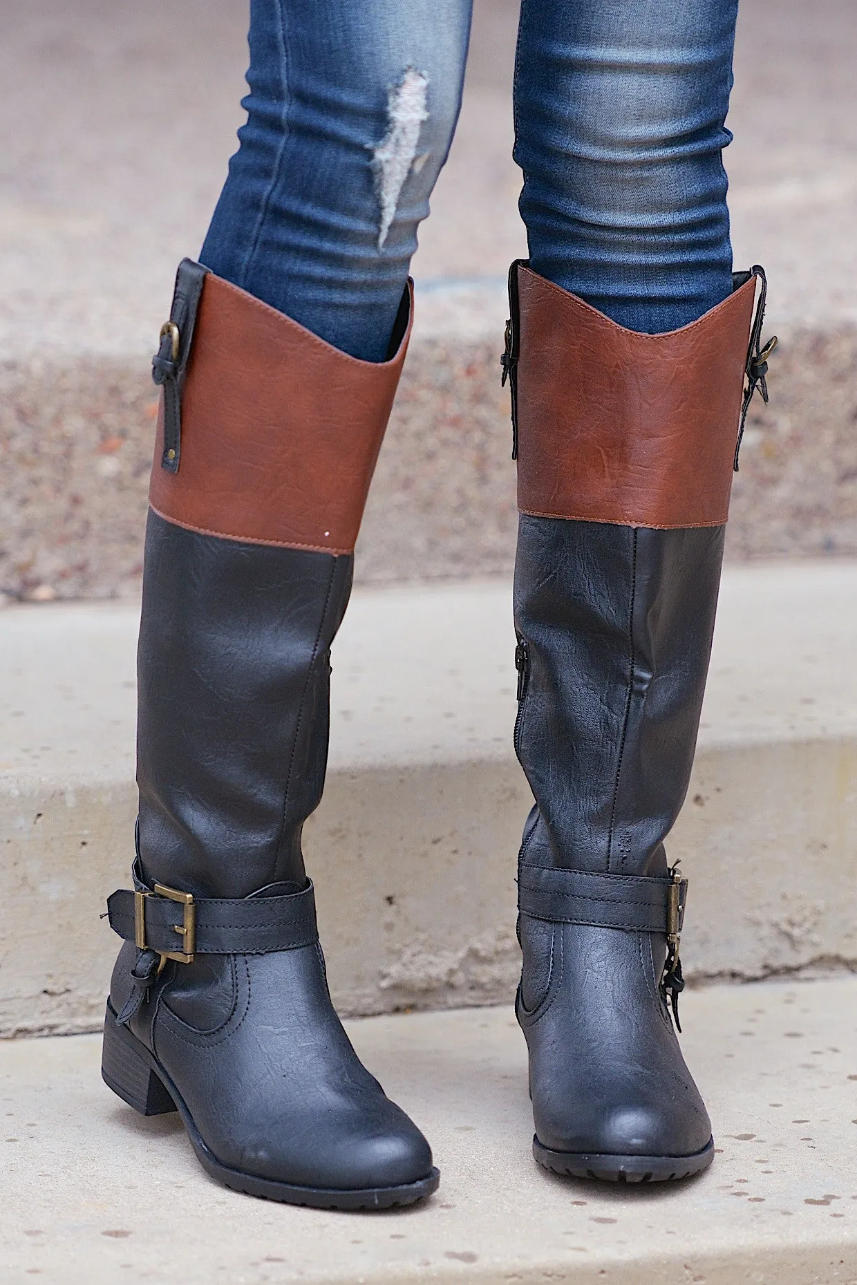 RAMPAGE Rider Boots -Two Tone