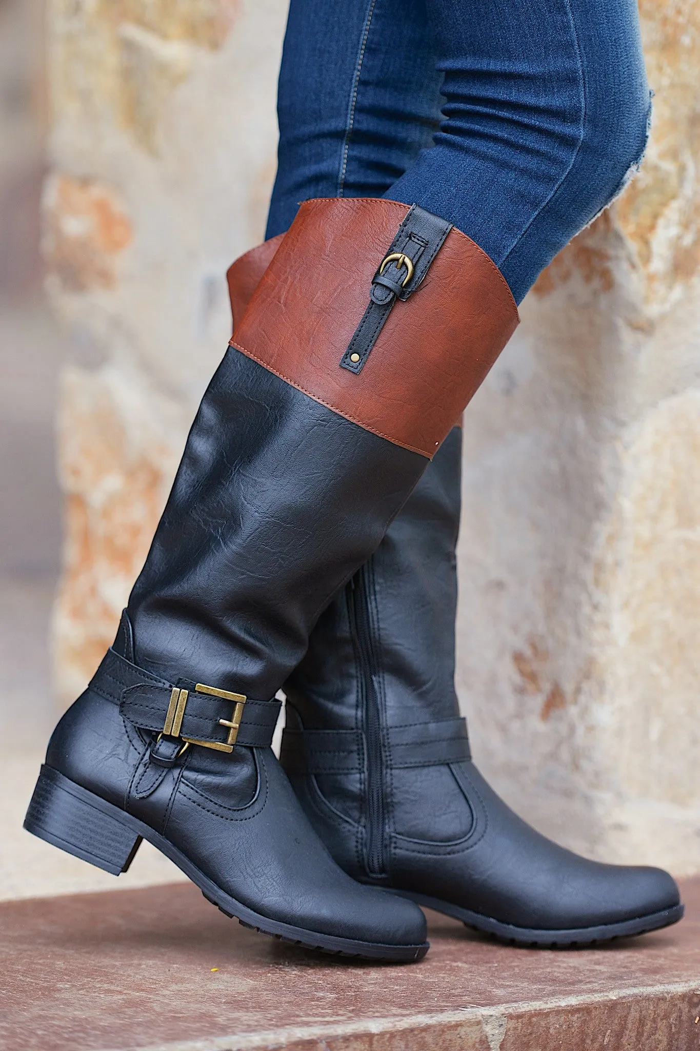 RAMPAGE Rider Boots -Two Tone