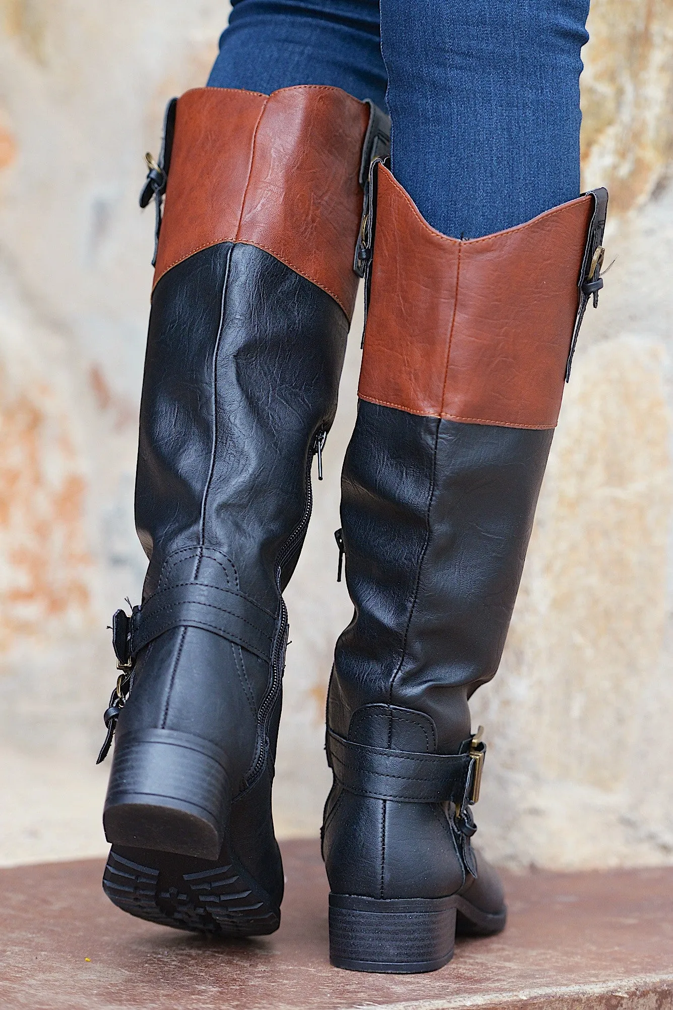 RAMPAGE Rider Boots -Two Tone