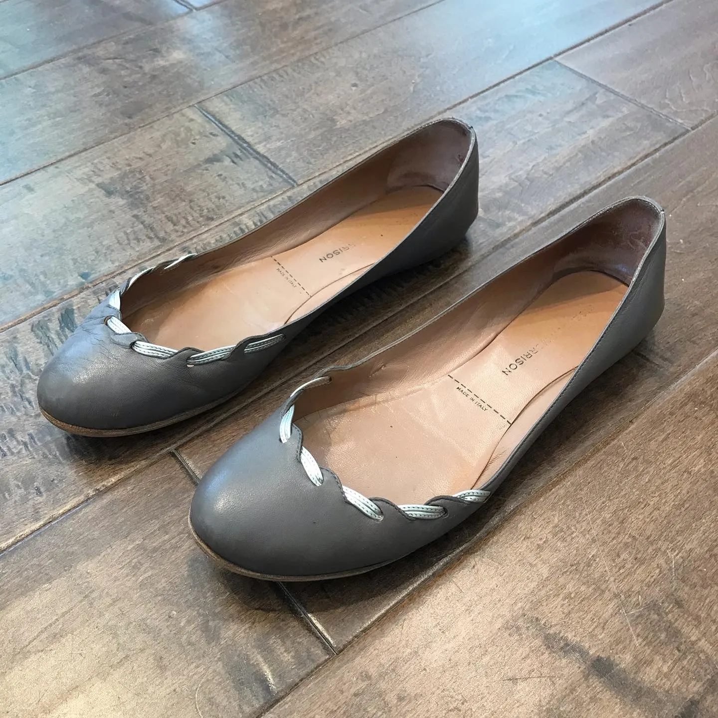 SIGERSON MORRISON Leather Ballet Flats