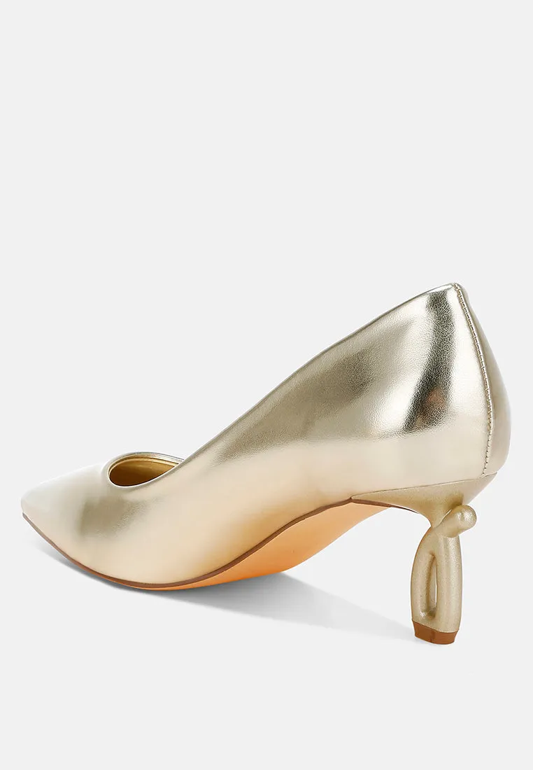 Tagetes Metallic Fantasy Heel Pumps