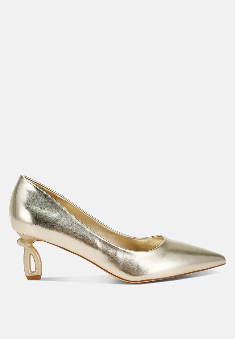 Tagetes Metallic Fantasy Heel Pumps