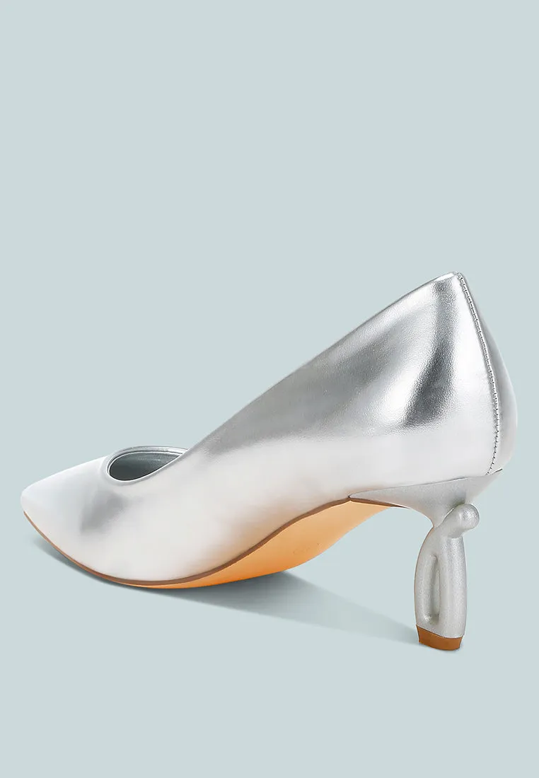 Tagetes Metallic Fantasy Heel Pumps