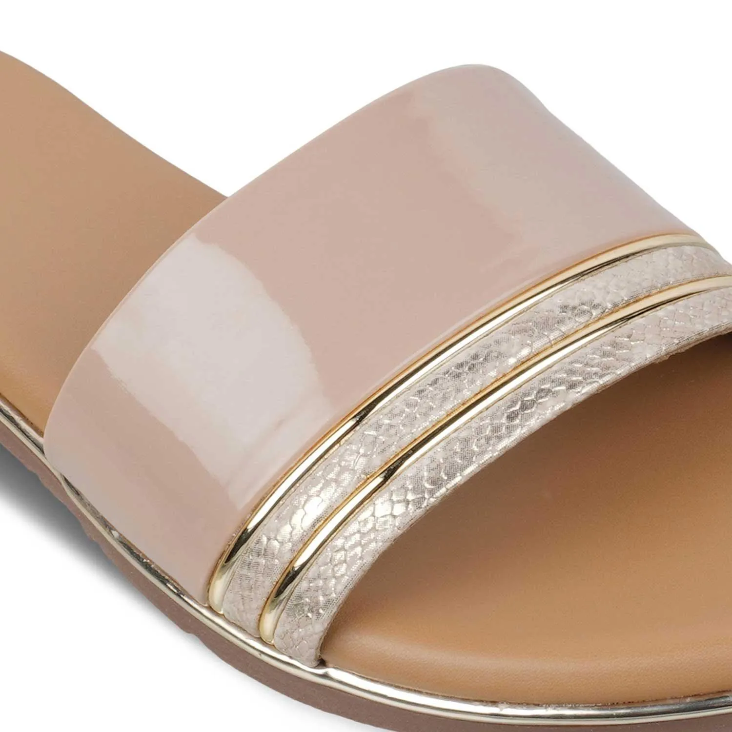 The Sidney Beige Women's Casual Flats Tresmode