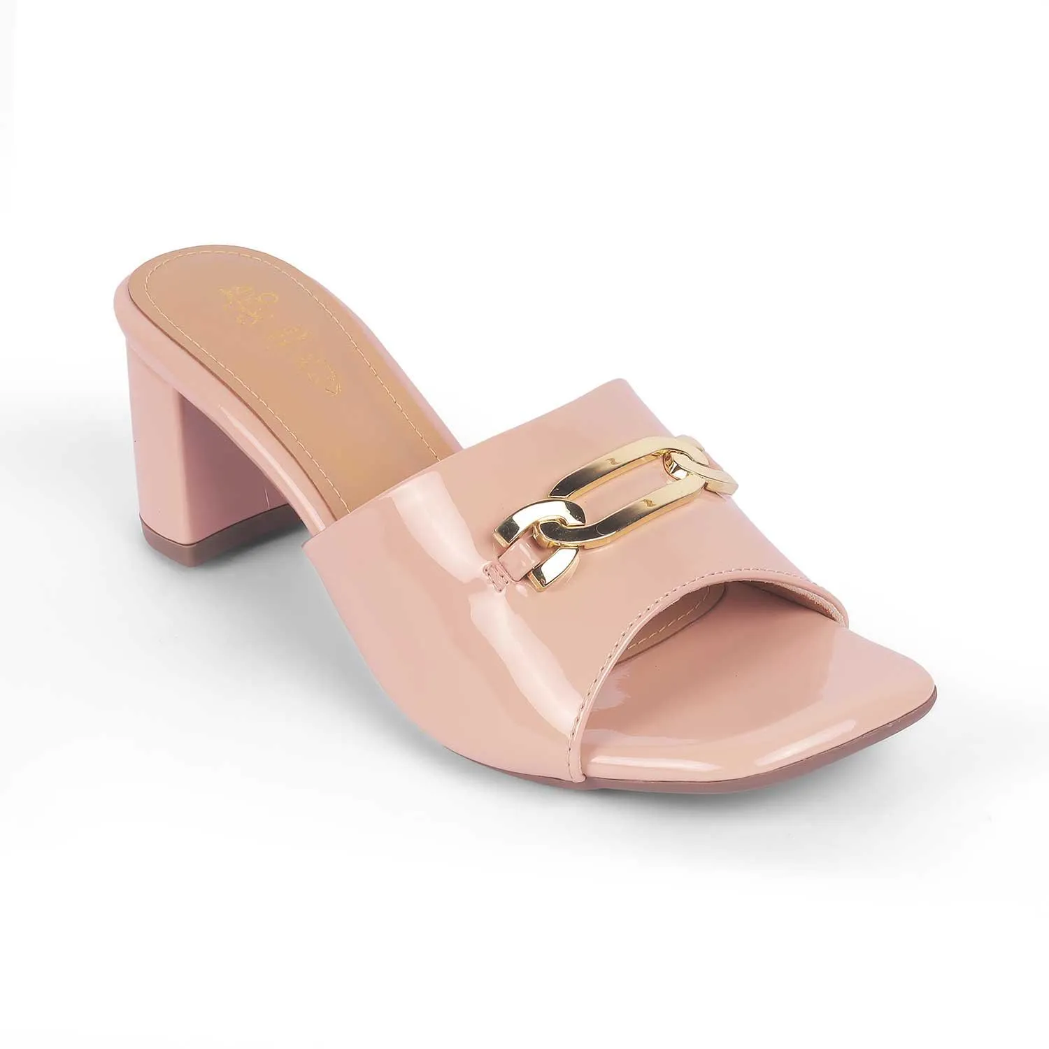 Tresmode Adare Pink Women's Dress Block Heel Sandals