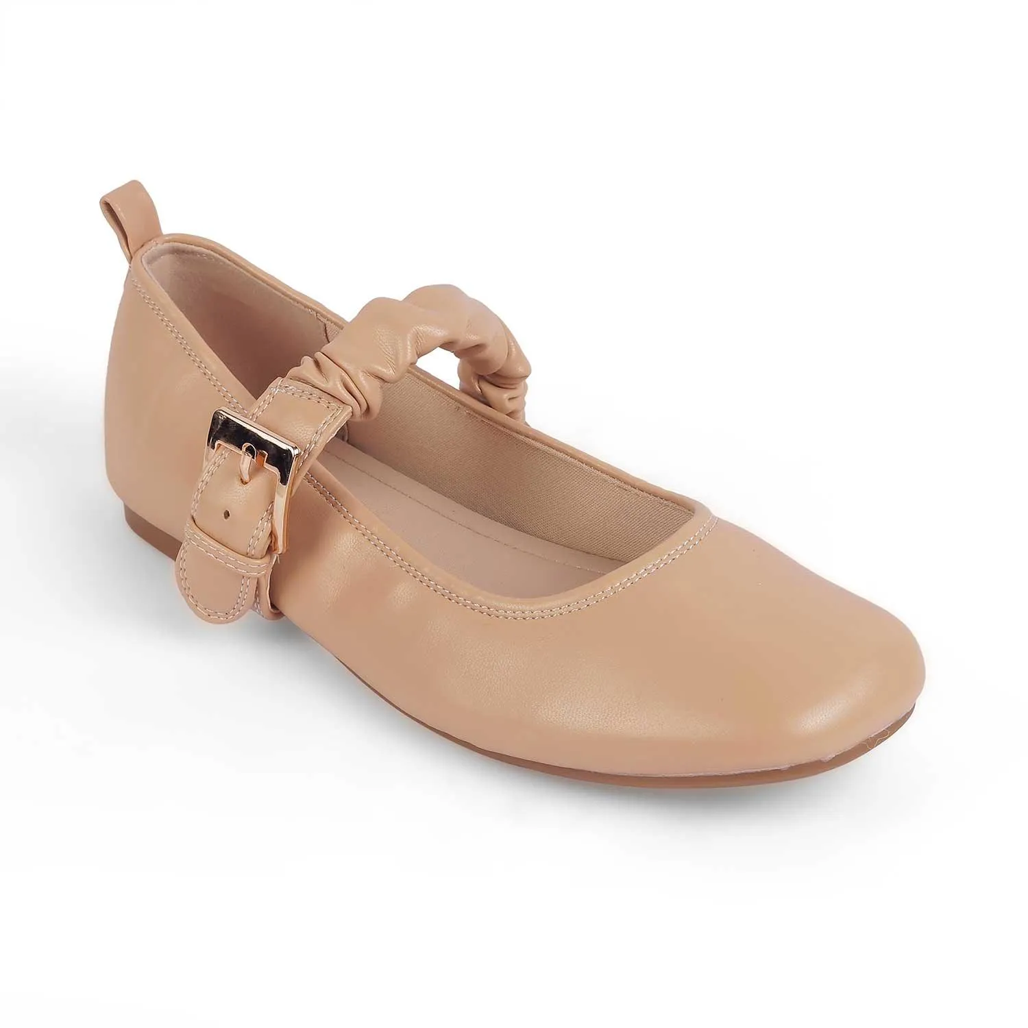 Tresmode Ballet Beige Women's Casual Ballerinas