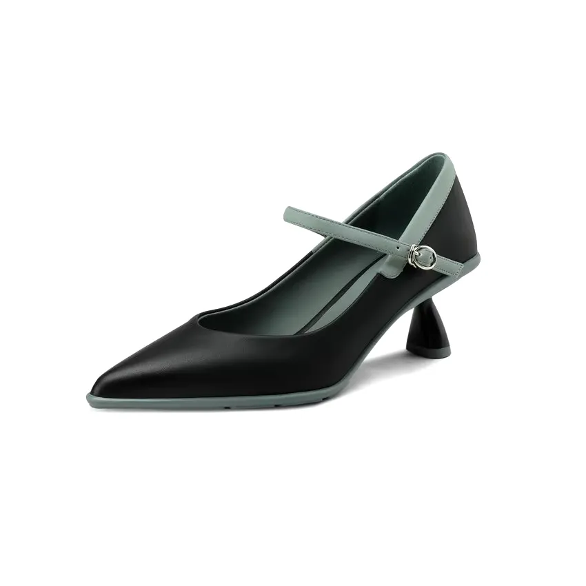 USS Shoes Delia Women's Leather Dress Pumps