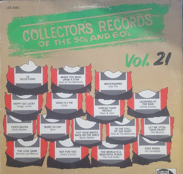 Various - Collector's Records Of The 50's And 60's Vol. 21 (LP, Comp) (NM or M-)