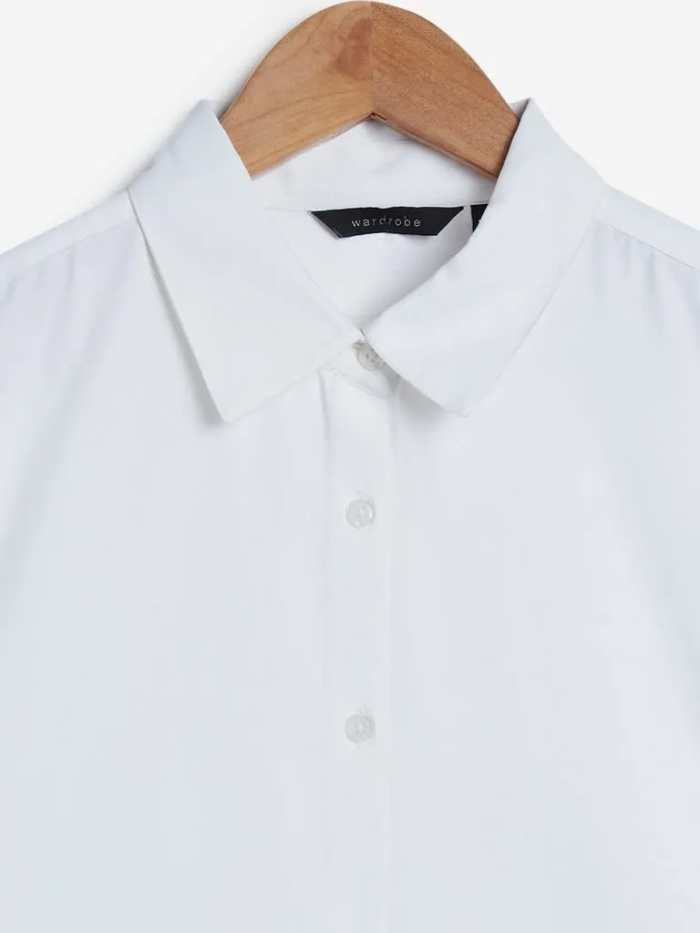 Wardrobe White Formal Shirt